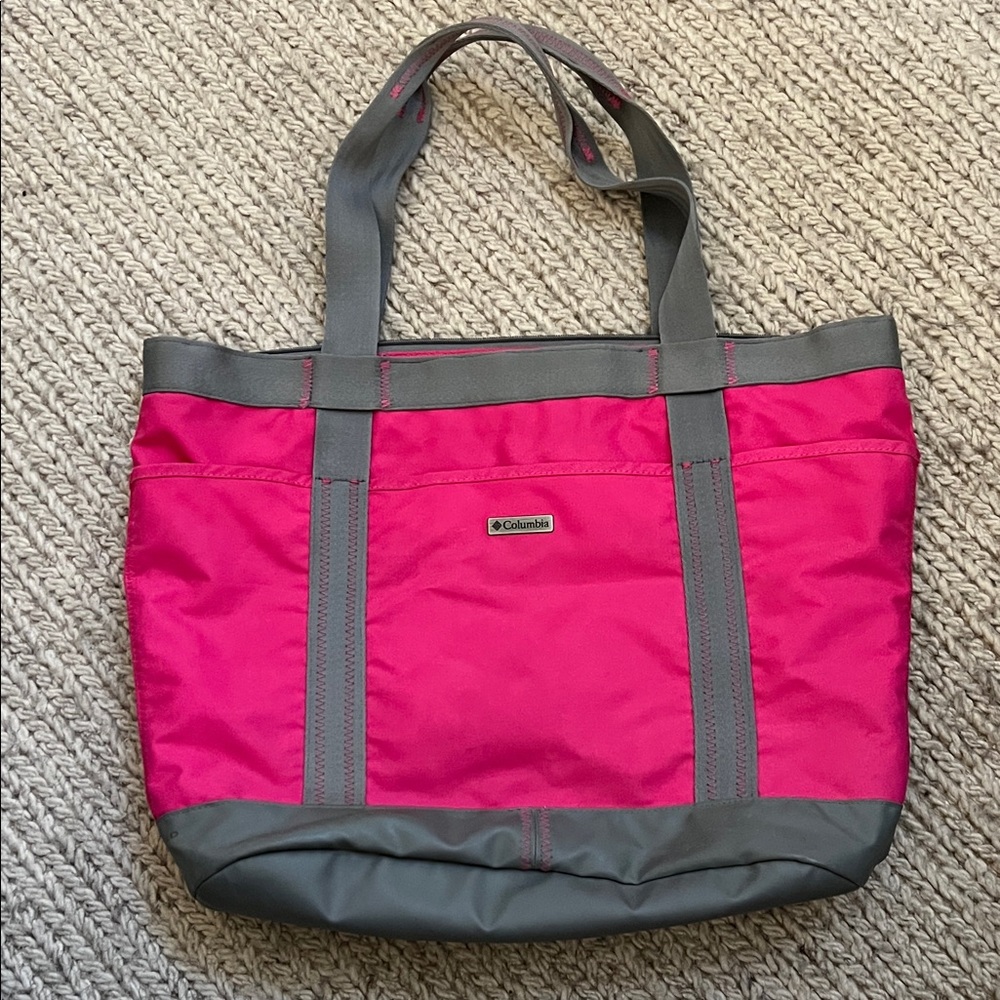 Hot Pink Columbia Tote Bag